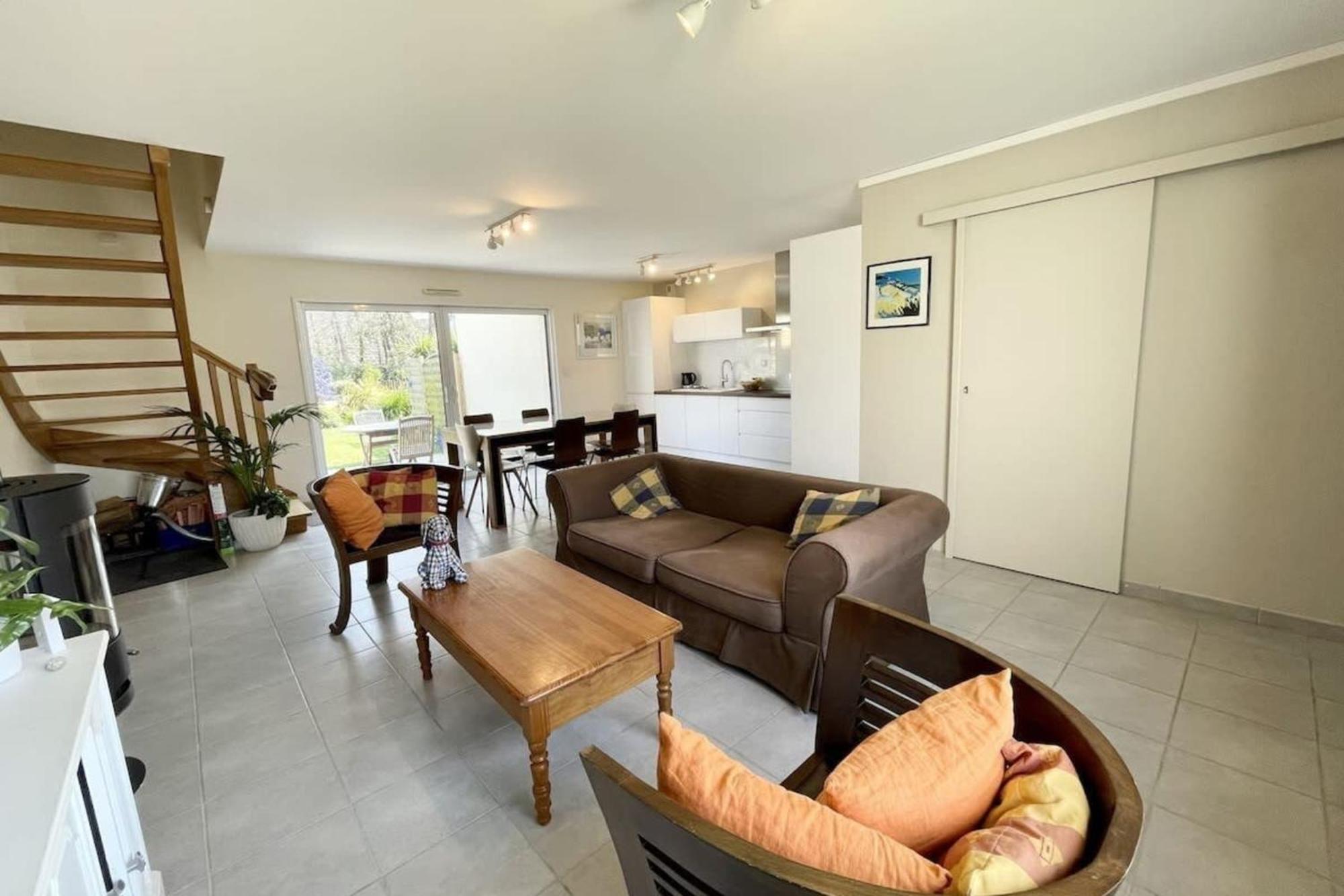 Jolie Maison Moderne A 200M Du Port De Lomener プロムール エクステリア 写真